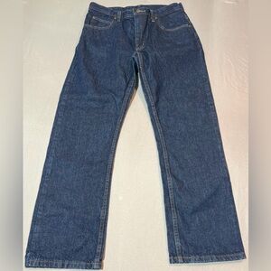 Key Mens Classic Straight Jeans Blue 5 Pocket Medium Wash Mid Rise Denim 33x30